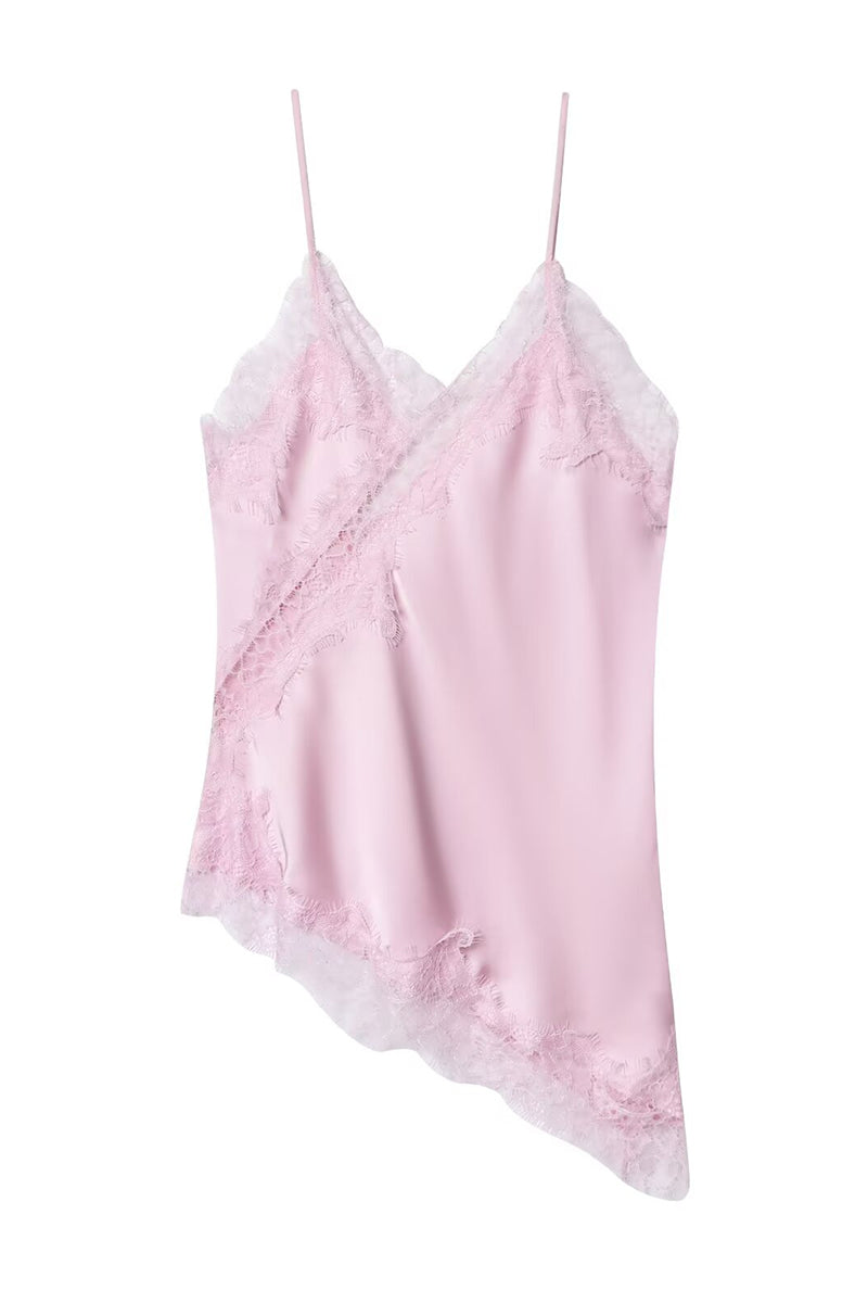 Elegant Lace Asymmetrical Camisole