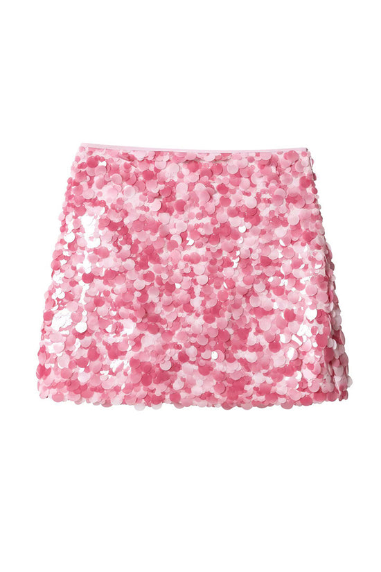 Sequin Embellished Mini Skirt