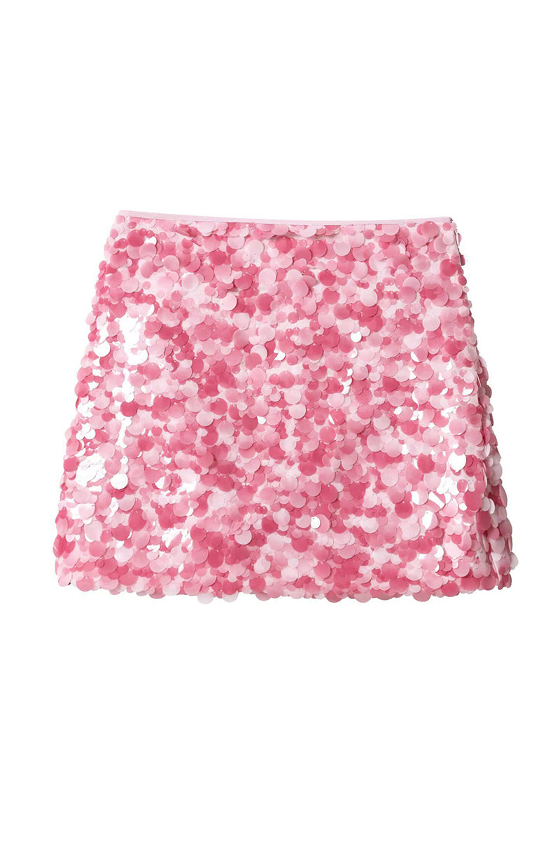 Sequin Embellished Mini Skirt