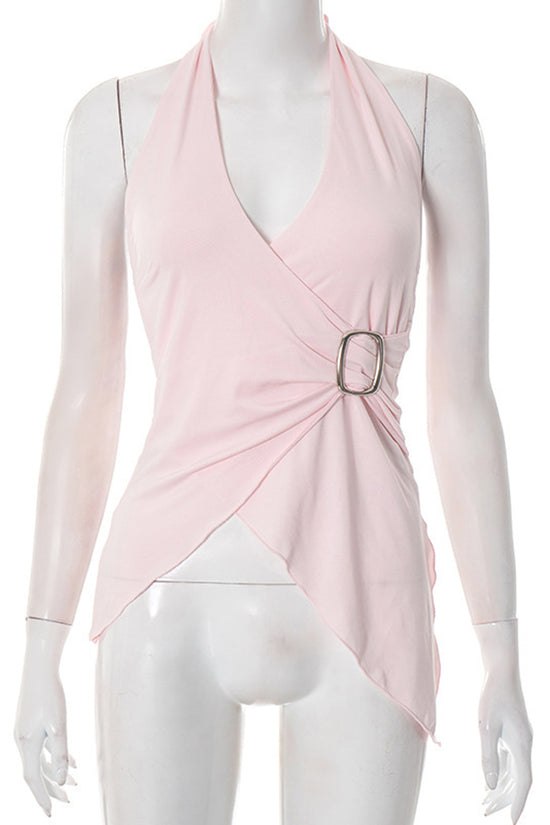 Asymmetric Wrap Tank with Buckle