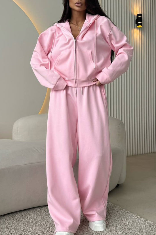 Cozy Hooded Activewear Set