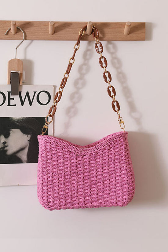 Chic Woven Chain Shoulder Bag