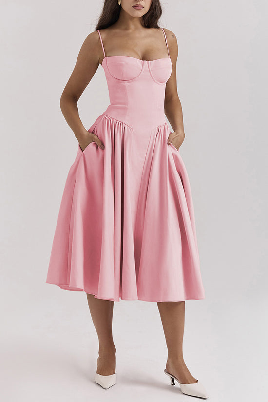 Elegant Midi Casual Dress