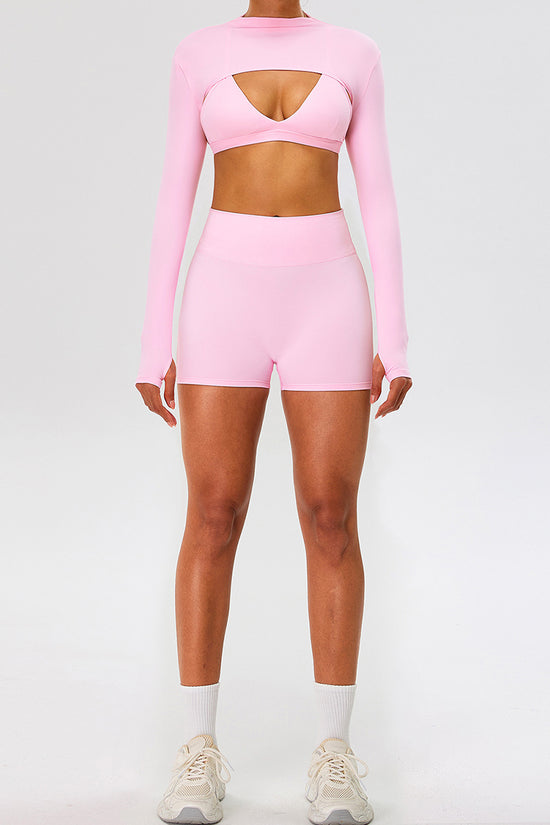 Seamless High-Waisted Activewear Set