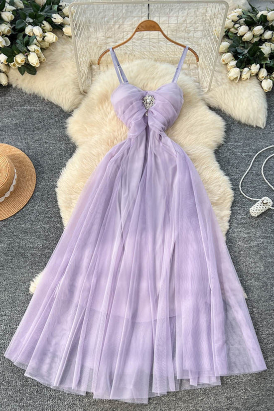 Elegant Flowing Sleeveless Dress