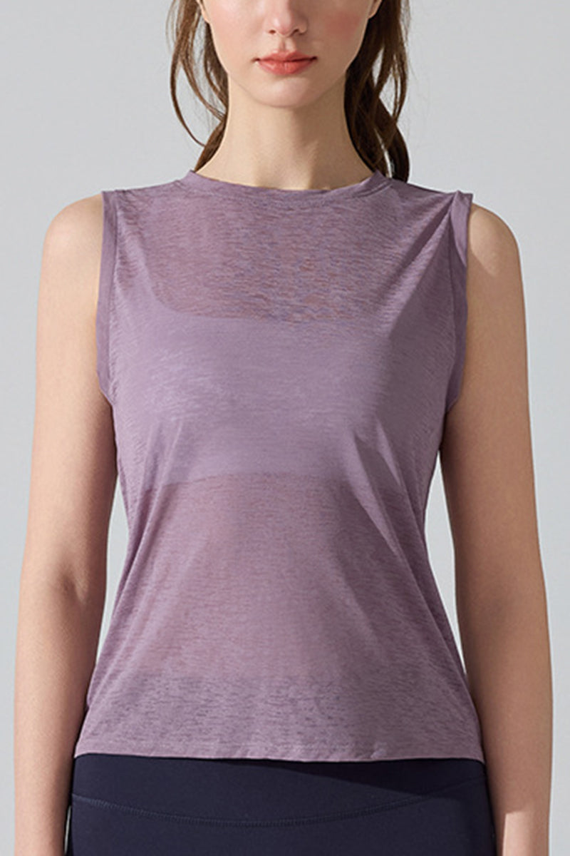 Sleek Sleeveless Active Top