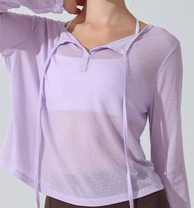 Lightweight Tie Detail Pullover Top