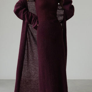 Knit Dress with Open Front Cardigan Set