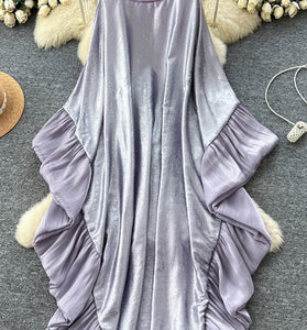 Flowing Ruffle Casual Dress