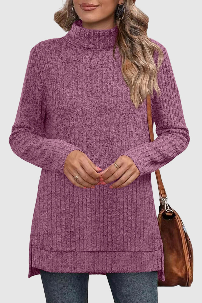 Cozy Turtleneck Long Sleeve Top