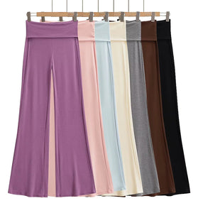 Flared Pants with Waist Detail