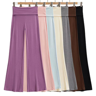 Flared Pants with Waist Detail