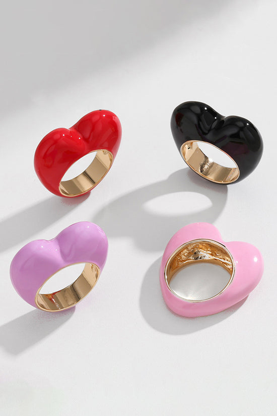 Heart-Shaped Statement Ring
