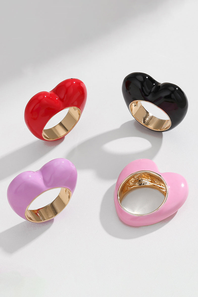 Heart-Shaped Statement Ring