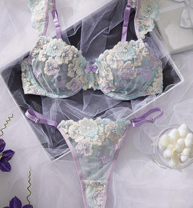 Floral Lace Lingerie Set