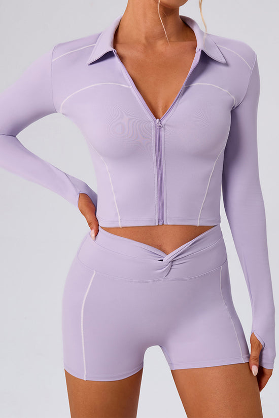 Seamless Performance Zip-Up Jacket