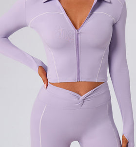 Seamless Performance Zip-Up Jacket