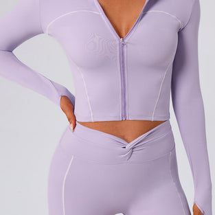 Seamless Performance Zip-Up Jacket