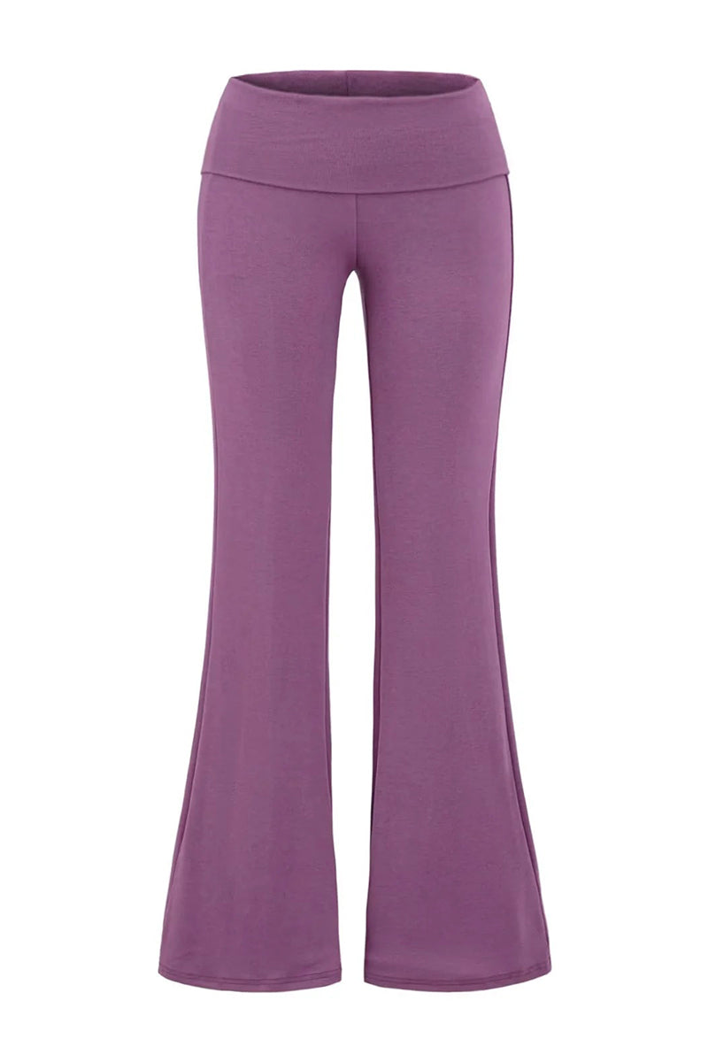 Flared Pants with Waist Detail