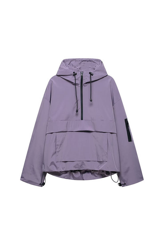 Hooded Windbreaker Jacket