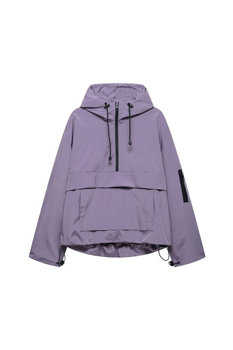 Hooded Windbreaker Jacket