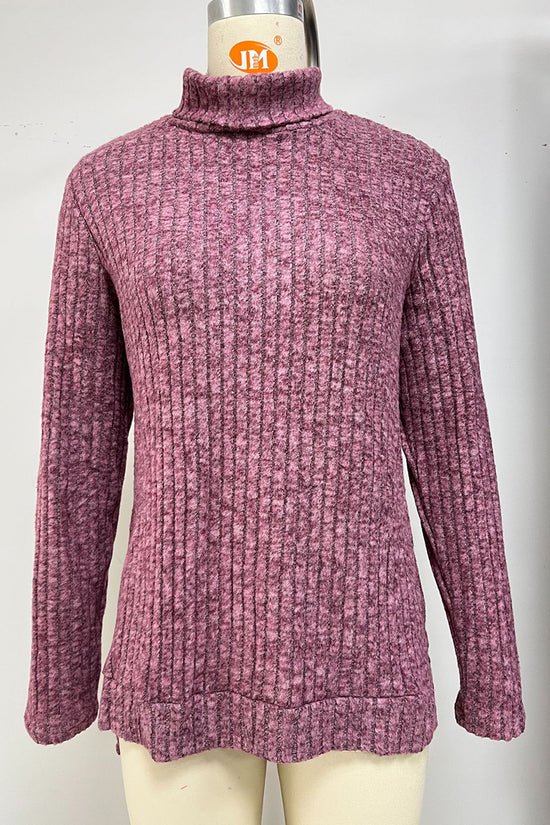 Cozy Turtleneck Long Sleeve Top