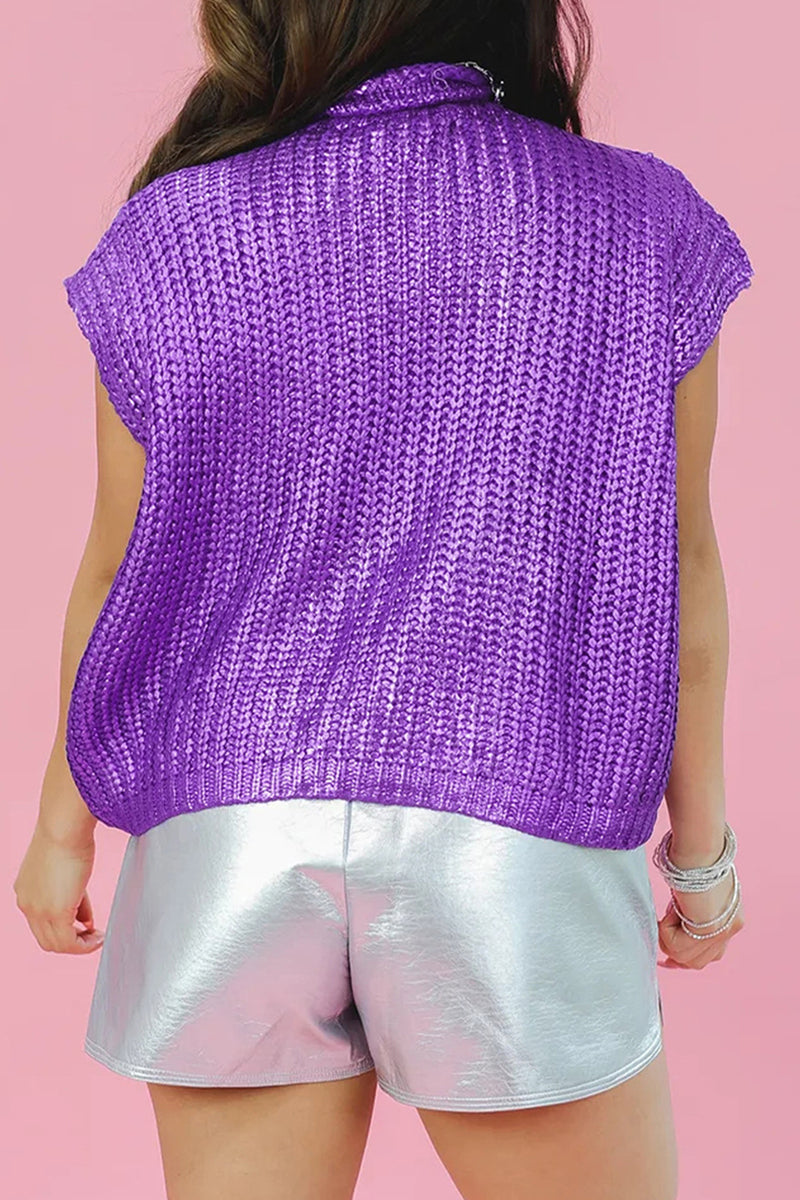 Chic Sleeveless Sweater Vest