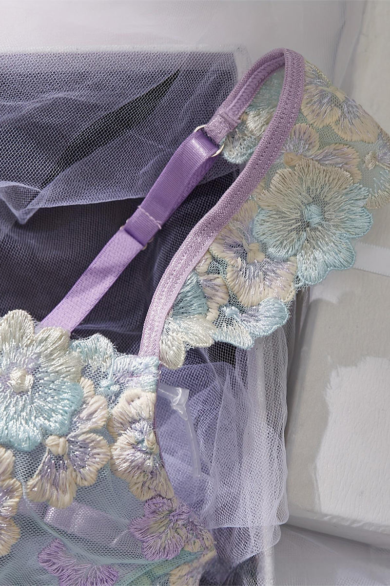 Floral Lace Lingerie Set