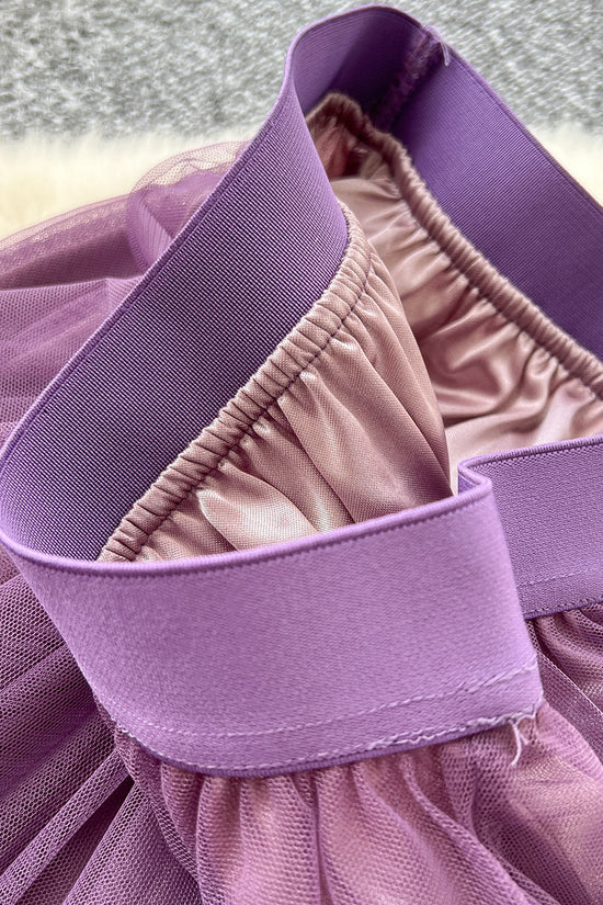 Elegant Layered Mini Skirt