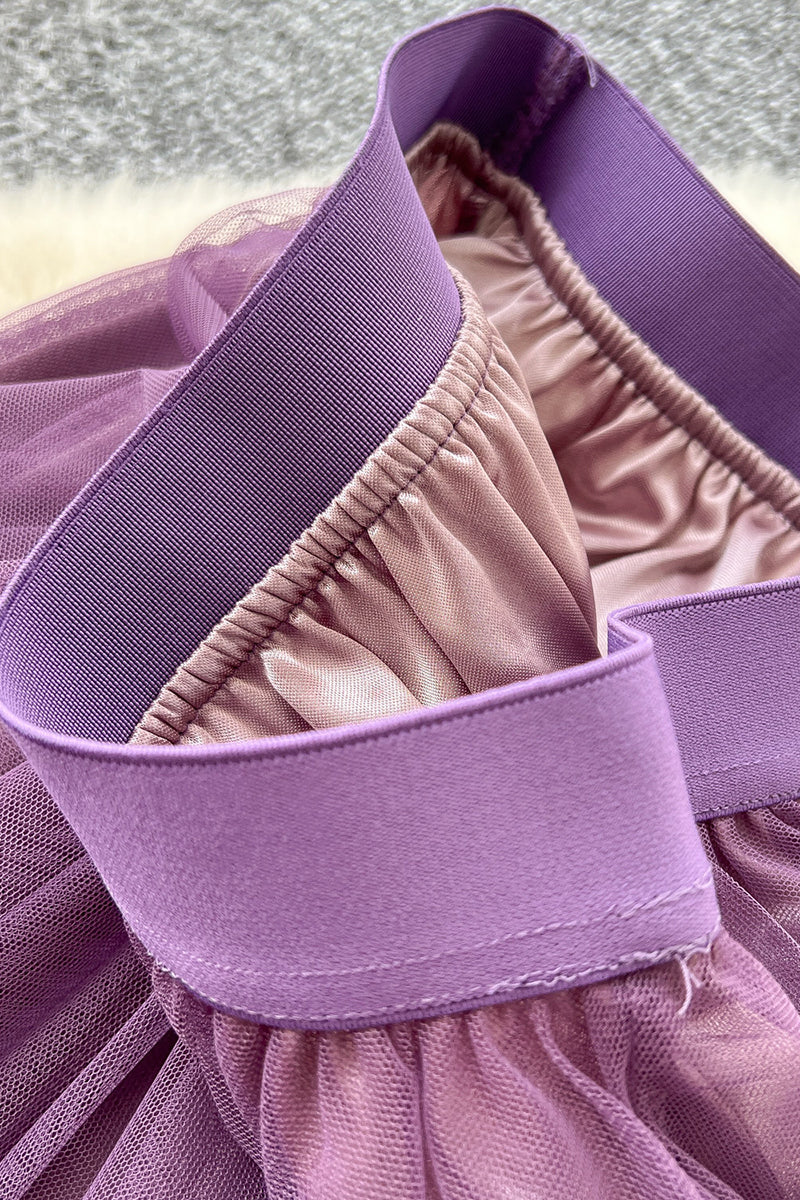 Elegant Layered Mini Skirt