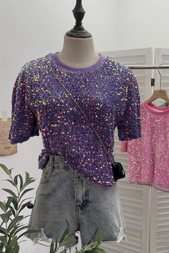 Sparkling Sequin T-Shirt