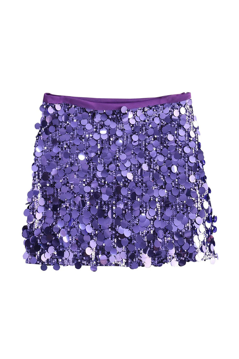Sequin Glam Mini Skirt