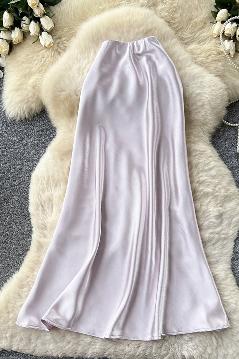 Elegant Flowing Midi Skirt