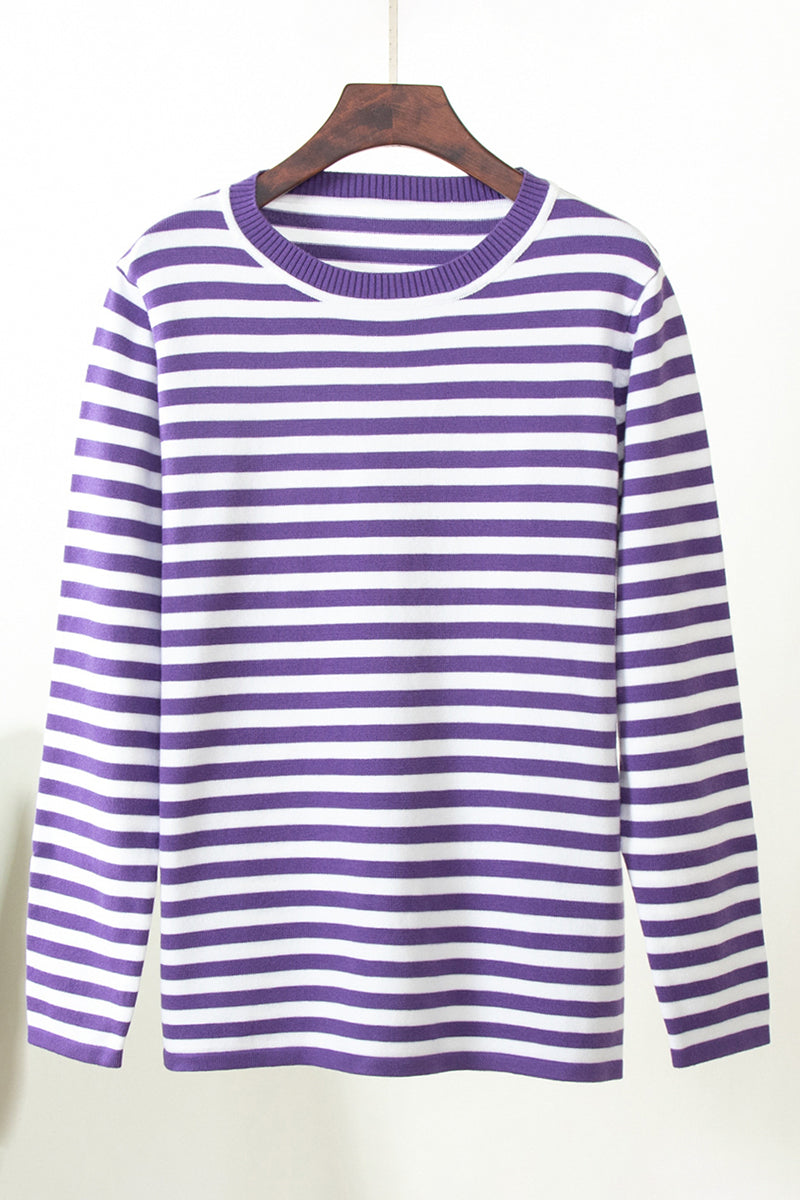 Striped Long Sleeve Sweater