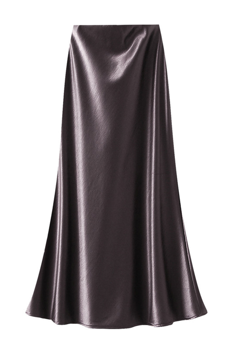 Sleek A-Line Midi Skirt