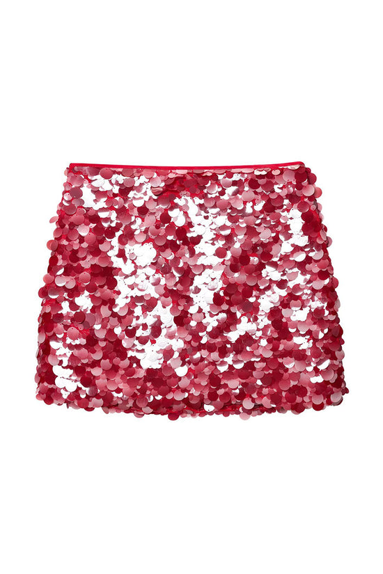 Sequin Embellished Mini Skirt
