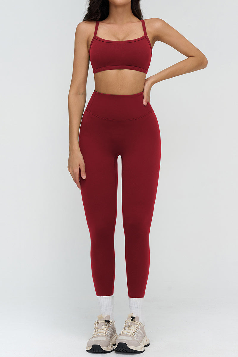 Sleek Sleeveless Activewear Set