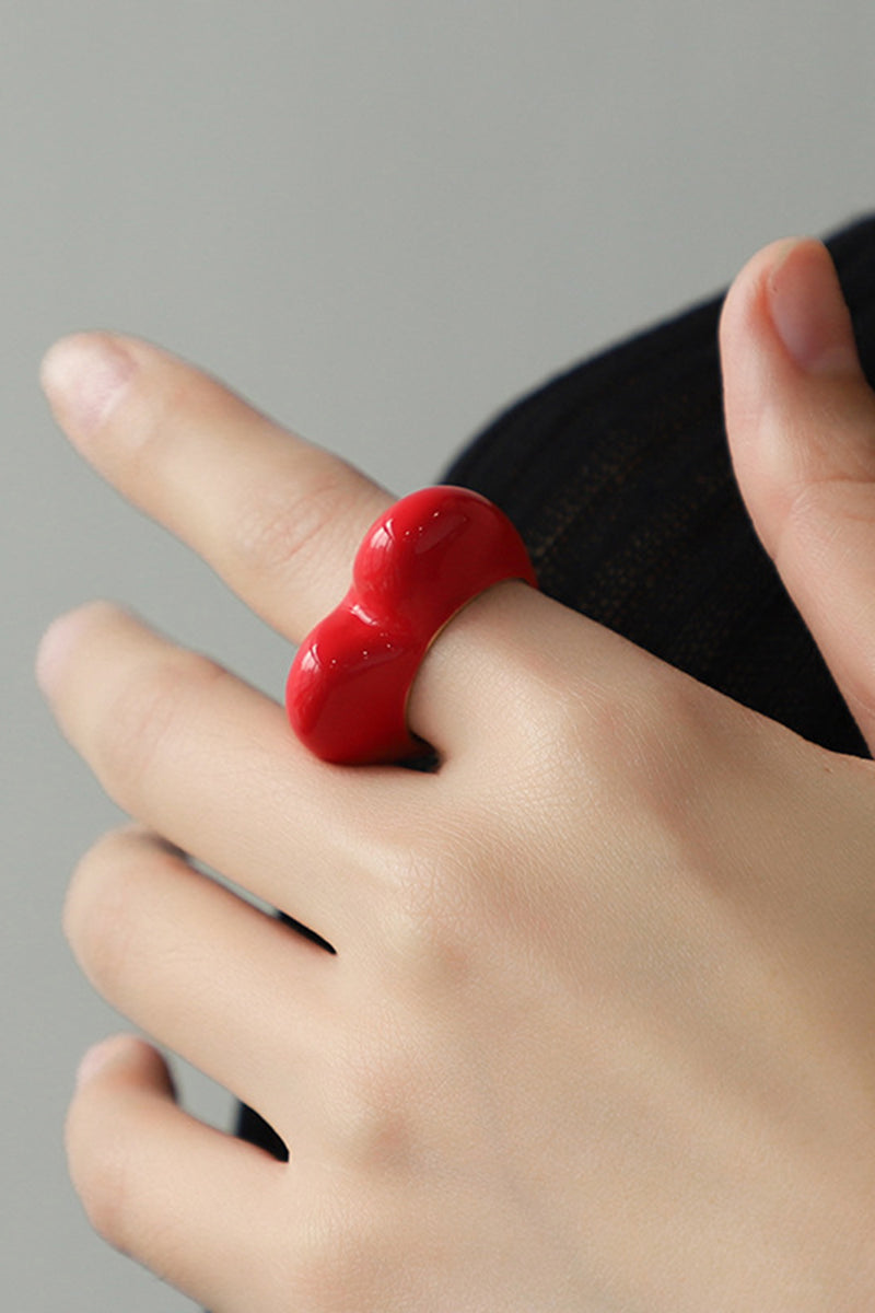 Heart-Shaped Statement Ring
