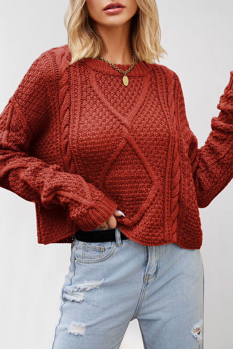 Cozy Knit Cable Sweater
