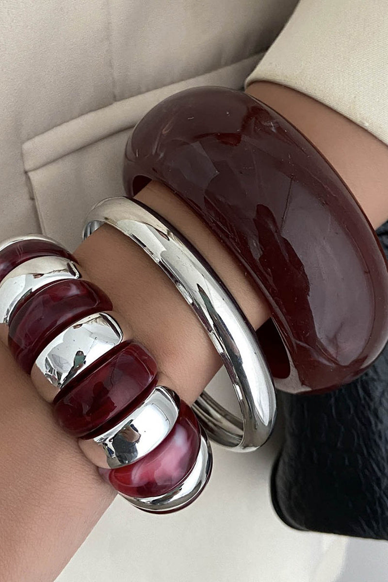 Sleek Polished Bangle Bracelet