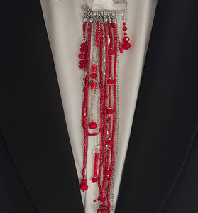 Elegant Chain Drop Brooch