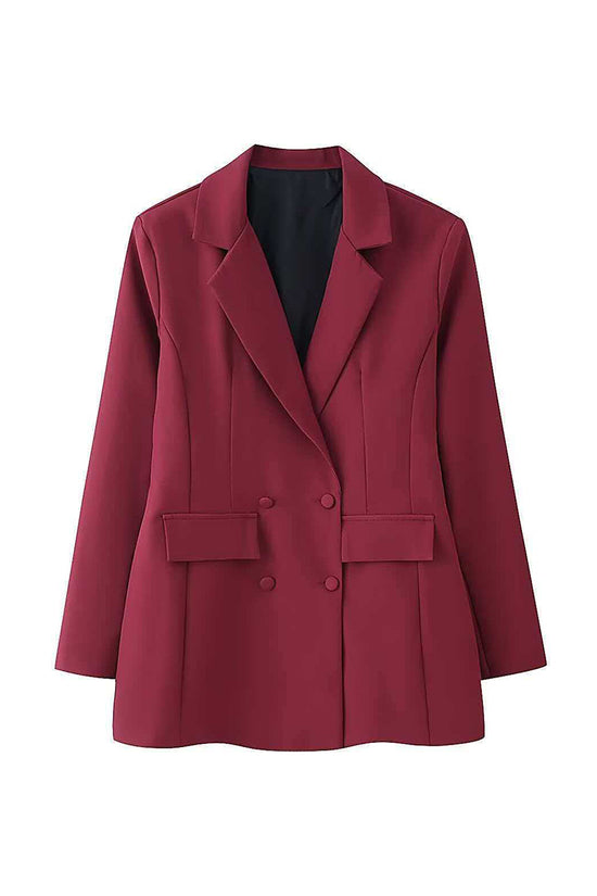 Double-Breasted Blazer Jacket