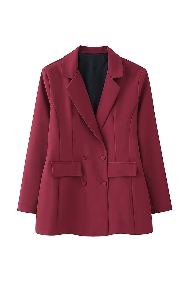 Double-Breasted Blazer Jacket