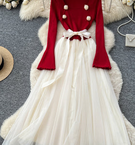 Elegant Sleeveless Bow Detail Casual Dress