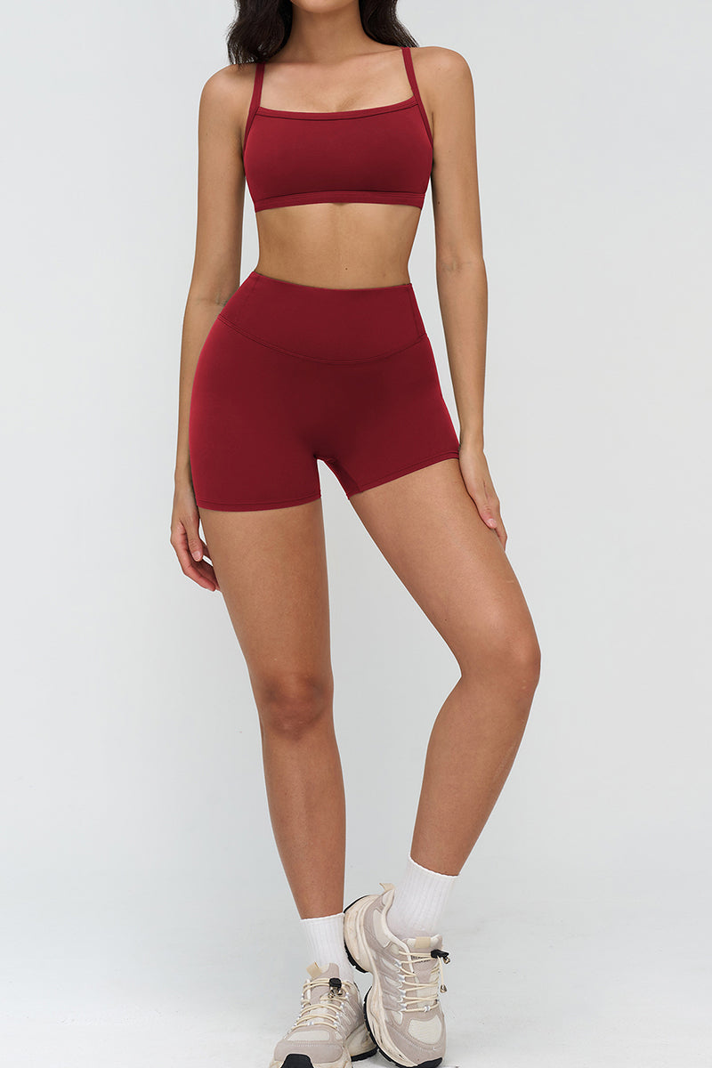 Sleek Sleeveless Workout Set