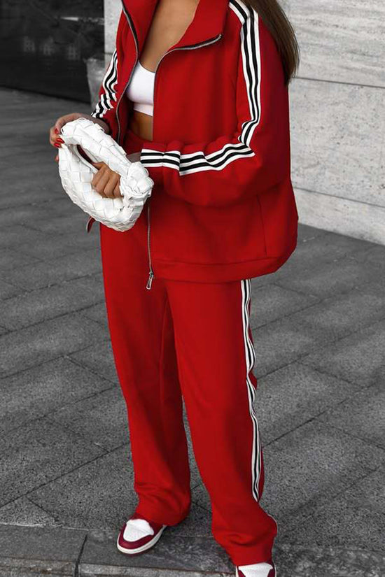 Stylish Zip-Up Activewear Set
