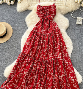 Floral Spaghetti Strap Dress
