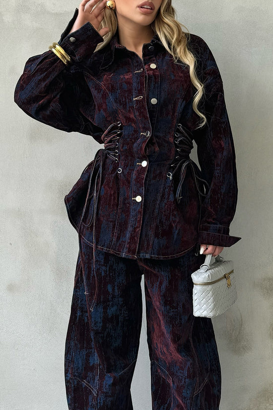 Chic Urban Style Pants Set