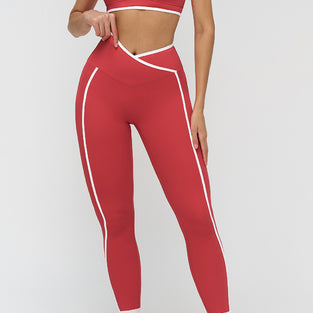 Sleek Activewear Set with Sporty Stripes