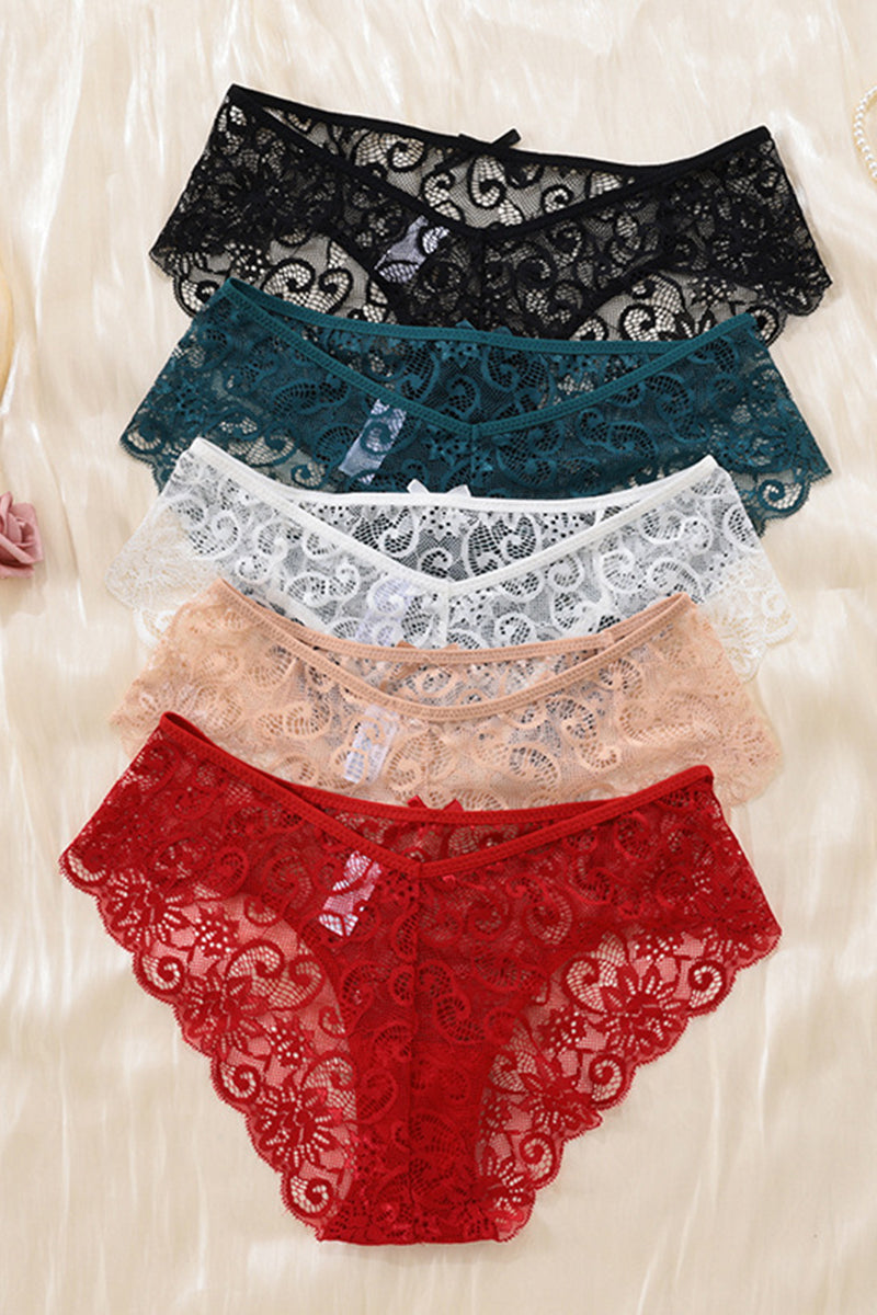 Elegant Lace Trim Panty